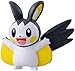 Produktbild Unbekannt TakaraTomy Pokemon Schwarz und Weiß Monster Collection Figur – m-028 – Emonga/Emolga