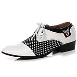 italienische schuhe damen übergröße Innenmaterial: Synthetik Felaaca Herren Formelle Schuhe Italienische Hochzeit Schuhe Männer Spitzschuh Kleid Schuhe Leder Oxfords Schuhe Für Männer,White,44EU
