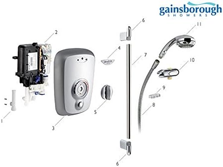 Replacement Gainsborough 10.5Kw SDL Shower Engine Direct Swap no new Plumbing or Electrical work