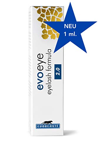 evoeye eyelash formula 2.0 - Wimpernwachstumsserum, 1er Pack (1 x 1 ml)