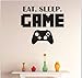 Produktbild Spielmaschine EAT Sleep Game Wandaufkleber Schlafzimmer WiFi Dekoration Aufkleber, 50cm × 57cm