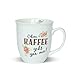 Produktbild Boho Chic 44927 Tasse mit Motivdruck im angesagten Look, mit Innendruck, Text: "Ohne Kaffee geht gar nichts!", Porzellan
