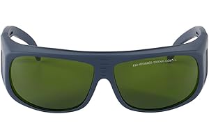Cloudray Occhiali Laser Protezione 900-1800nm Laser Goggles IPL Protettivi Occhiali Da Lavoro Protettivi Occhiali Protettivi Laser Occhiali Di Occhiali Di Sicurezza Per Laser 1064nm OD6+ CE