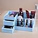 Produktbild Kosmetik Aufbewahrungsbox Multifunktionale Kunststoff Kosmetik Schublade Kosmetiktasche Aufbewahrungsbox Schmuck Aufbewahrungsbox Desktop - Blau