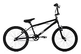 360° Rotor KS Cycling BMX Freestyle 20 Zoll Fatt Fahrrad, schwarz,