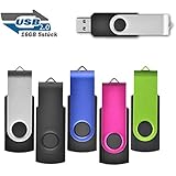 16GB USB 2.0 Speicherstick Usb Sticks Data Datenspeicher, 5 stück Mehrfarbig