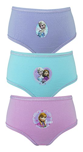 Disney Frozen 'Elsa & Anna' 3 Pack Girls Pants / Knickers