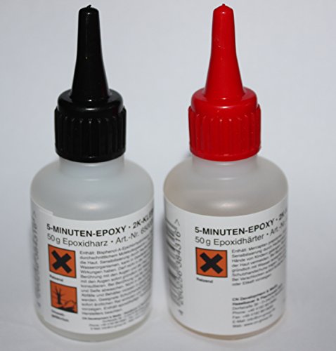 Preisvergleich Produktbild YUKI MODEL Epoxi Kleber 2x50g 5 min 650008 (6€ / 100g)