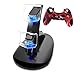 Produktbild TAOtTAO LED-Anzeige für PS4-Controller, Dual-USB-Ladestation für Ladestation Doppelsitz-Ladegerät mit Griffhalterung + Griffhülse