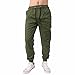 Produktbild BA Zha Hei Herren Hosen Harem Sweatpants Slacks Lässige Jogger Sportwear Baggy Comfy Pant Slim Casual Hosen Chino-Hose Lange Business Casual mit Gürtel Aus Hochwertiger Baumwollhosen (Armeegrün, 5XL)