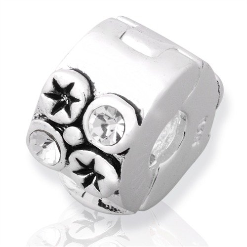 925 Silber Stopper von Unique für Bead Armbänder mit Gewinde BX0012