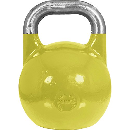 Gorilla Sports Kettlebell Kugelhantel Competition 8-32 KG Studio-Qualität ideal für Krafttraining, Functional Training, Fitness, Heimtraining