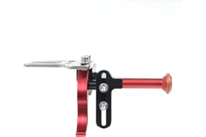 FEICHAO Adjustable Shutter Release Extension Rod for Diving Camera Photography Accessories Underwater Tray Adapter (Black and Red)