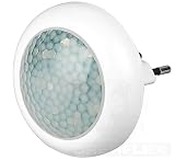 Drehflex® LED Steckdosen Nachtlicht mit Bewegungsmelder und Dämmerungsensor - 3