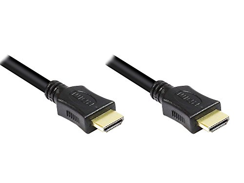 High-Speed-HDMI®-Kabel mit Ethernet, vergoldete Stecker, 1m, Good Connections®