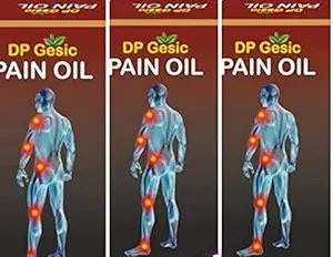 LifeCare DP GESIC PURE AYURVEDIC HERBAL PAIN OIL FOR MUSCLE & JOINT PAINS 50ML ( PACK OF 3)