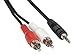 Price comparison product image InLine 1m 2x RCA Male to 3.5mm Male Stereo Audio Cable