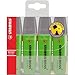 Produktbild Stabilo 5 x Textmarker Boss Original grün Etui mit 4 Stiften