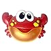 Price comparison product image Bubble Maker, Prevently New Creative Bubble Machine Tub Big Crab Automatic Bubble Maker Blower 12 Music Song Bath Toy for Baby (Red)