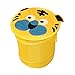 ALLTOP Foldable Cartoon Pop up Laundry Toy Bin Storage Hamper Box Foldable Basket for Kids (Both Girls and Boys), Yellow