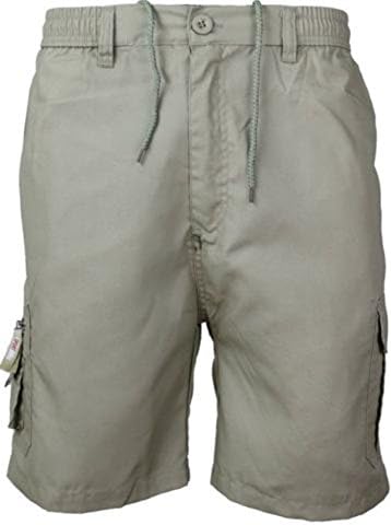 Mens Plain Summer Shorts Pure Cotton Cargo Combat Styles Sizes M L XL XXL New (XXlarge, Beidge)