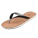 Produktbild Herren Sommer Flip Flops Xinan Männer Strand Schuhe Sommer Flip Flops (44, Schwarz)