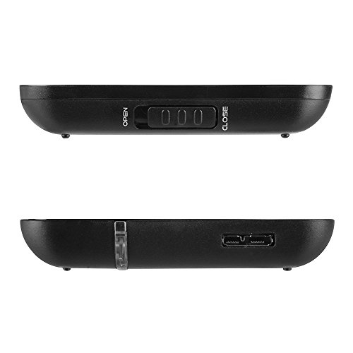 Sharkoon Quickstore Portable USB 3.1 Gehäuse (für 2,5 Zoll (6,4cm) SATA Festplatte) schwarz - 2