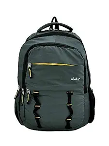 Yelloe 35 L Casual Waterproof Laptop Bag/Backpack for Men Women Boys Girls/Office School College Students Bag (Grey)