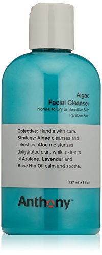 Anthony Logistics for Men Algae Facial Cleanser, 8 oz / 236 ml