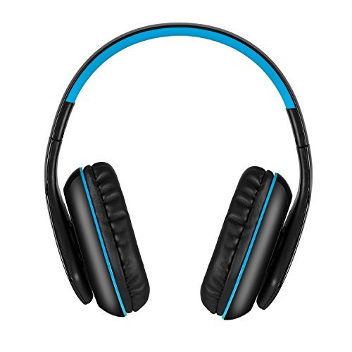 KOTION EACH Auriculares Bluetooth Wireless Headset B3506 Plegable Gaming Headset v4 1 con Microfono para PS4 PC MAC Smartphones Ordenadores Negro Azul 