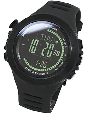 [LAD WEATHER] Extrem multifunktionale Uhr Höhenmesser Wettervorhersage Entfernung/ Geschwindigkeit/ Schritte/...