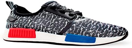 Mens Ladies Women Gym MD Black And White Fitness Running Sports Yeezy Inspired NMD Trainers Boost Shoes Size 3-12 (9)