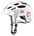 Produktbild Uvex Kinder Finale Junior LED Fahrradhelm, heart white pink, 51-55 cm