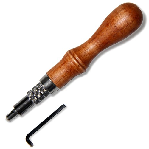 Nahtversenker / Lederhobel mit Parallelanschlag, Leder Werkzeug - 2