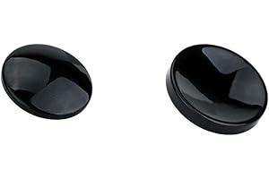 JJC SRB Pulsante Di Otturatore Per Fujifilm/Canon/Nikon/Sony/Ricoh (1pc Superficie Concava e 1pc Superficie Convessa) -Kit Nero