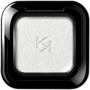 KIKO Milano High Pigment Eyeshadow 38 | Ombretto A Lunga Tenuta Ad Altissima Pigmentazione, In 5 Diversi Finish: Matte, Perlato, Metallizzato, Satinato E Scintillante, 38 Metallic Light Silver