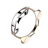 Hukz Ultradünne TPU-Beschichtung Schutzhülle für Samsung Galaxy Watch 42mm TPU-Plattierungsetui (Rose Gold)