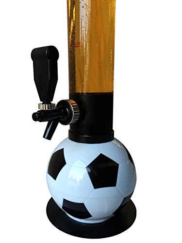 Getränkesäule 2,5 Liter Trinksäule Biersäule Zapfsäule Zapfhahn Fußball - 2
