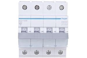 Disjoncteur 4P C 20A 6kA AC MCN420E hager polo 3250614314131