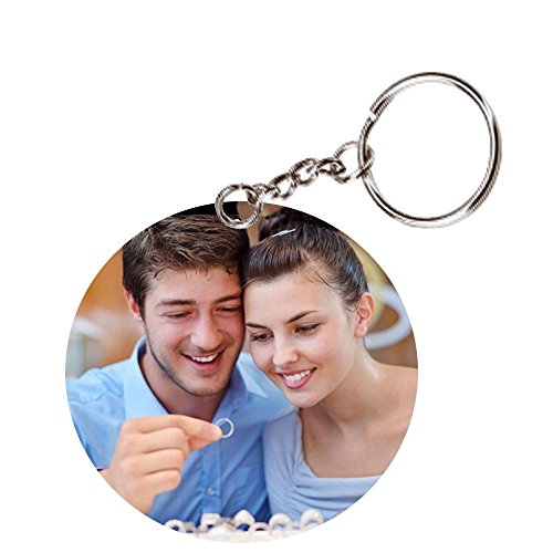 Sprinklecart Round Shape Personalized Keychain