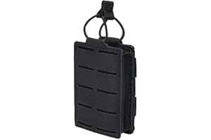 IDOGEAR Bolsa Táctica Molle Bolsas de Revistas LSR 5,56 mm Portador de Revistas de Rifle Airsoft Militar Corte Láser Única Bolsa de Herramientas Prácticas