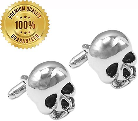 Cufflinks BRG315 Cufflinks for Men Skull Crossbones Style Ideal Gift for Husband/Lover/Friend , e