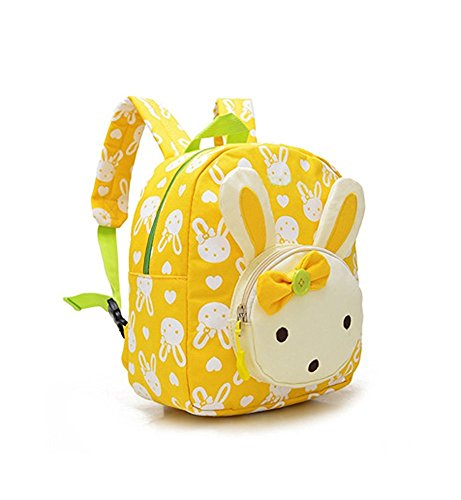 Sac à Dos Enfant Maternelle Cartable Crèche Cartoon Backpack Motif Lapin Mignon Jouet Bébé Sac d'Ecole Primaire Sac Loisirs/ Voyage/ Camping Pour 1-3 Ans