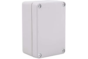 WALFRONT Obudowa z tworzywa sztucznego IP66, tworzywo sztuczne ABS, puszka przyłączeniowa, wodoszczelna obudowa z tworzywa sztucznego (100 x 68 x 50 mm)