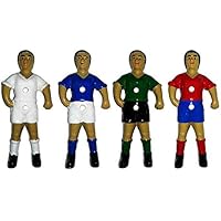 Jugador muñeco futbolin duguespi barra 13mm rojo