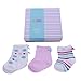 Minene Unisex Baby Socks Gift Set Pink/White/Green 6-12 Months