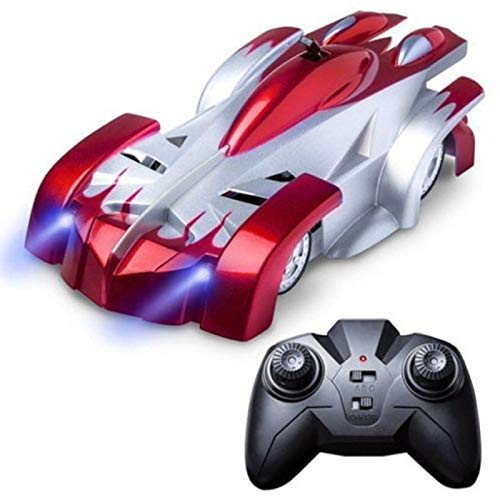 Preisvergleich Produktbild MiaZhou Schwerkraft Bekämpfende RC Auto, Fernbedienung Anti Schwerkraft Autorennen Spielzeug Kinder Geschenke - Rot