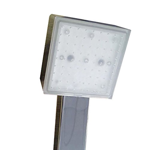 Drei Farbige Temperaturfühler Quadrat LED Dusche Sprühkop Duschsystem - 7