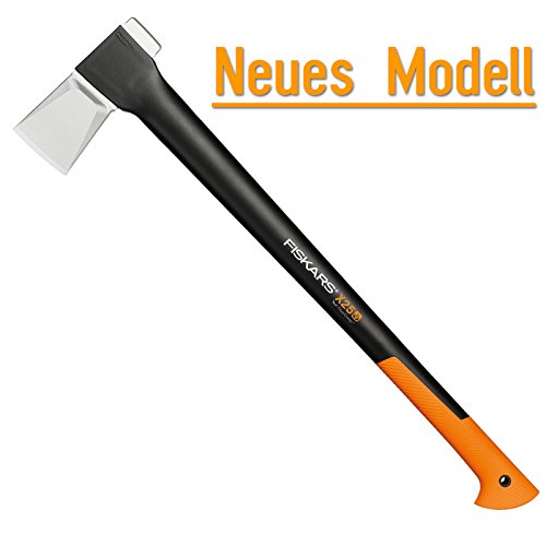 FISKARS© Set Spaltaxt X25 – XL + X17 – M + Xsharp Axt- und Messerschärfer + Handschuhe - 2