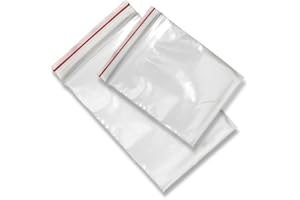 TM Maxx 100 Stück Zip-Beutel / Polybeutel / wiederverschließbar / 40 Größen zur Auswahl, 5x7 cm, farbenlos, 1